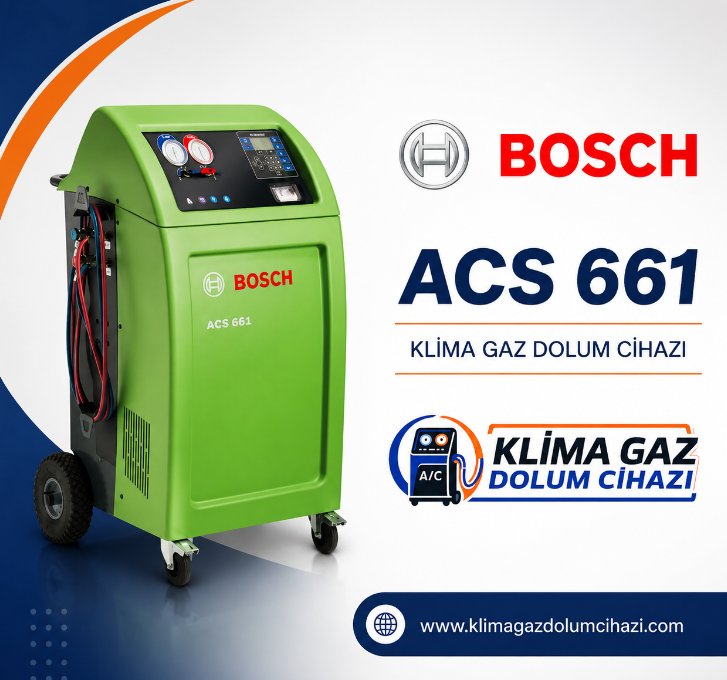 Bosch klima gaz dolum cihazları